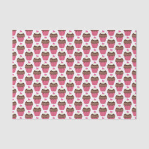 Papier Mousseline Motif répété des gâteaux au chocolat