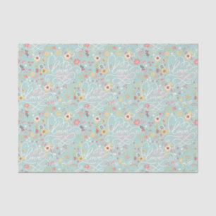 Papier Mousseline Motif romantique lumineux moderne