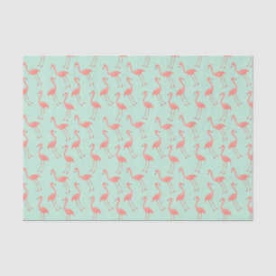 Papier Mousseline Motif rose à la mode de Flamant rose