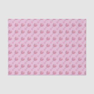 Papier Mousseline Motif rosé de bétail bébé