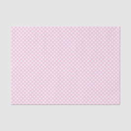 Papier Mousseline Motif rose En vichy