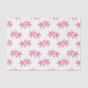Papier Mousseline Motif rose Stargazer Lys