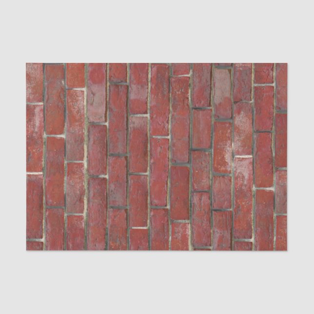 Papier Mousseline Motif rouge-foncé de brique (Recto)