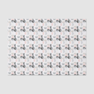 Papier Mousseline Motif scandinave de demi-cercle de style