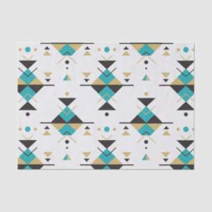 Papier Mousseline Motif tribal géométrique moderne