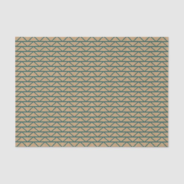 Papier Mousseline Motif tricoté par style ethnique (Recto)