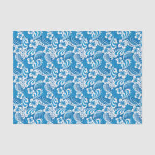 Papier Mousseline Motif tropical de ketmie