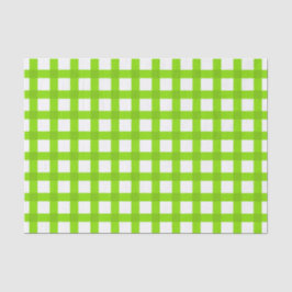 Papier Mousseline Motif vert de guingan