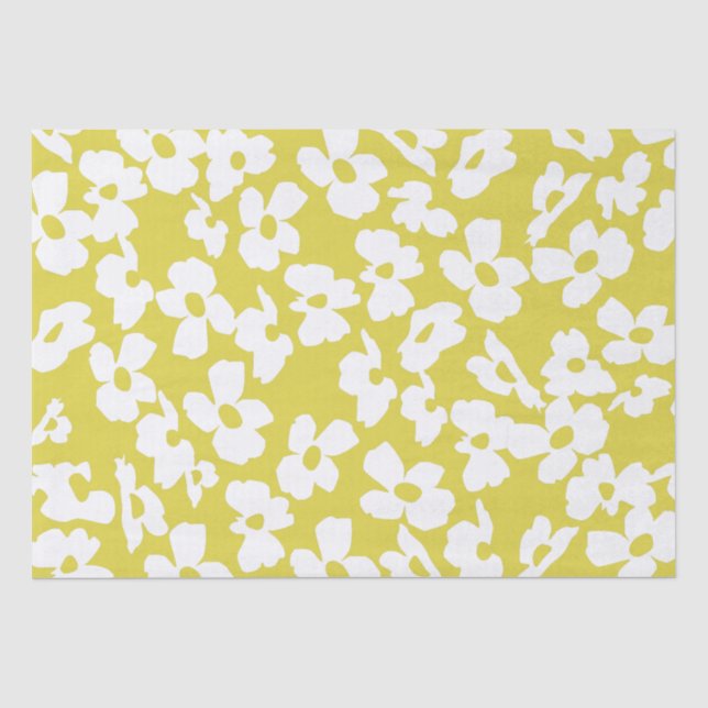 Papier Mousseline Motifs de fleurs de Dogwood de printemps (Recto)