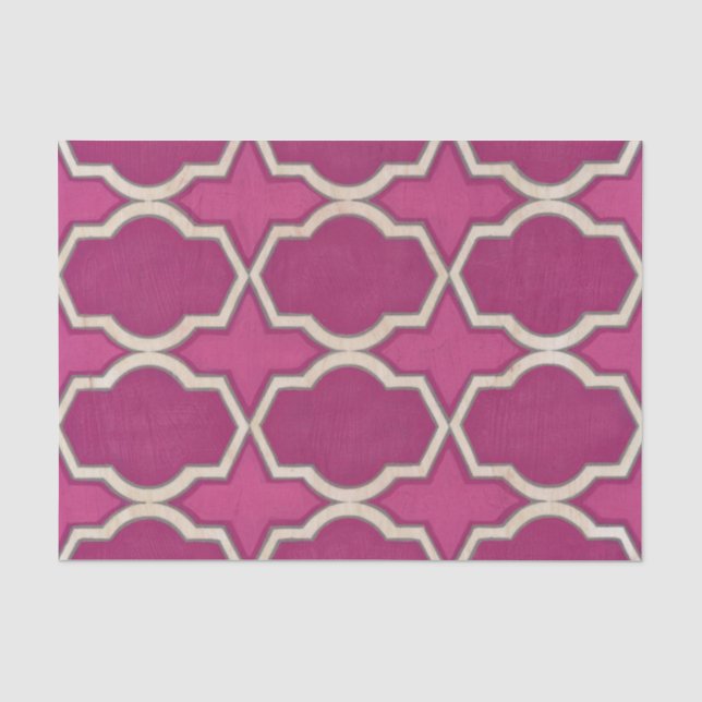 Papier Mousseline Motifs de marché II (Recto)