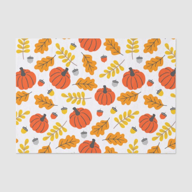 Papier Mousseline Motifs mignons de Halloween (Recto)