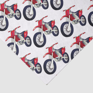 Papier Mousseline Moto Dirt Bike Motocyclette Couleur Personnalisée