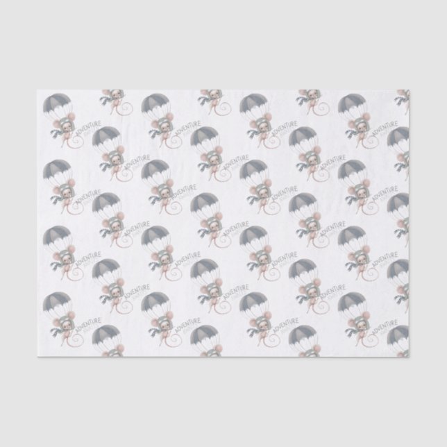 Papier Mousseline Mouse Adventure Await Tissue Paper (Recto)