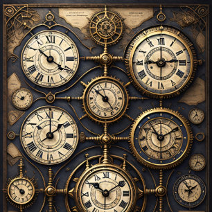 Papier Mousseline Mousseline Clocks Steampunk watches Tissue paper