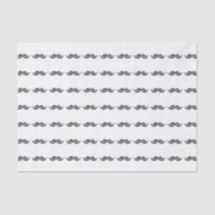 Papier Mousseline Moustache noire