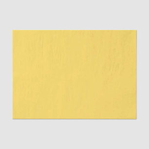 Papier Mousseline Moutarde solide Jaune / Or