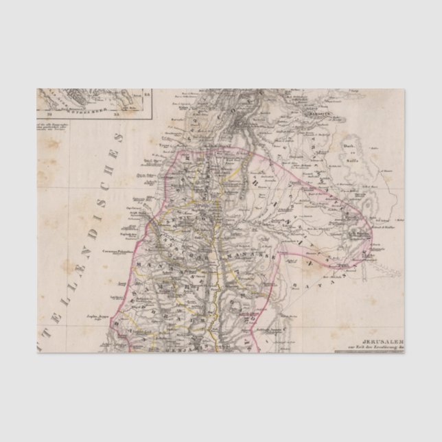 Papier Mousseline Moyen-Orient, Palestine (Recto)