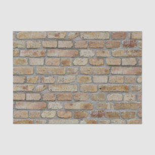 Papier Mousseline Mur Brown en briques Un design novateur