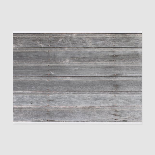 Papier Mousseline Mur en bois patiné rustique (Recto)
