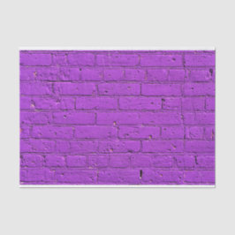 Papier Mousseline Mur en brique violet peint