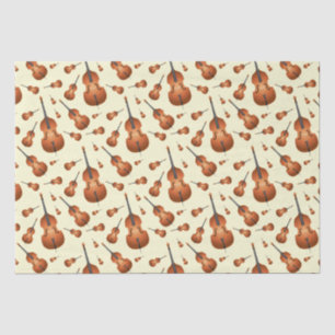 Papier Mousseline Musicien de basse debout Musique enseignant Jazz B
