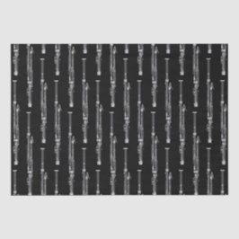 Papier Mousseline Musicien de basson professeur de musique Woodwind