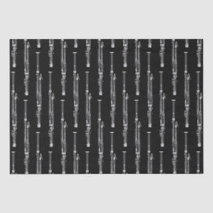 Papier Mousseline Musicien de basson professeur de musique Woodwind