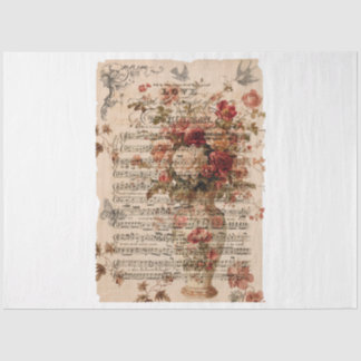 Papier Mousseline Musique d'Amour Tattered