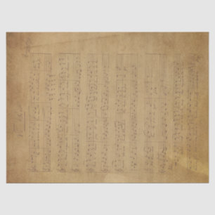 Papier Mousseline Musique et Rose Series Design 10