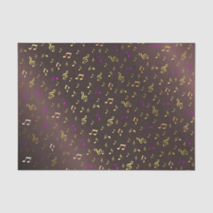 Papier Mousseline musique, note, clé, groupe, symbole, brillant, élé