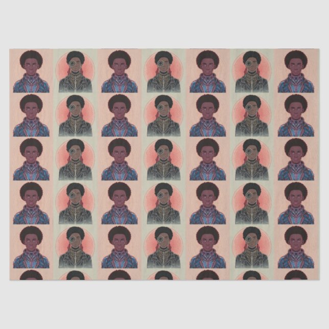 Papier Mousseline MutedColor Afrofuturist Kings (Recto)