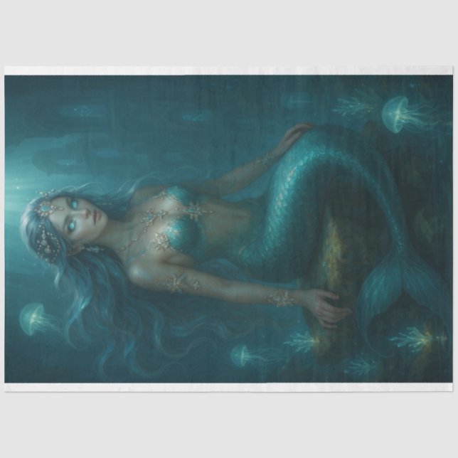 Papier Mousseline Mystical Mermaid (Recto)