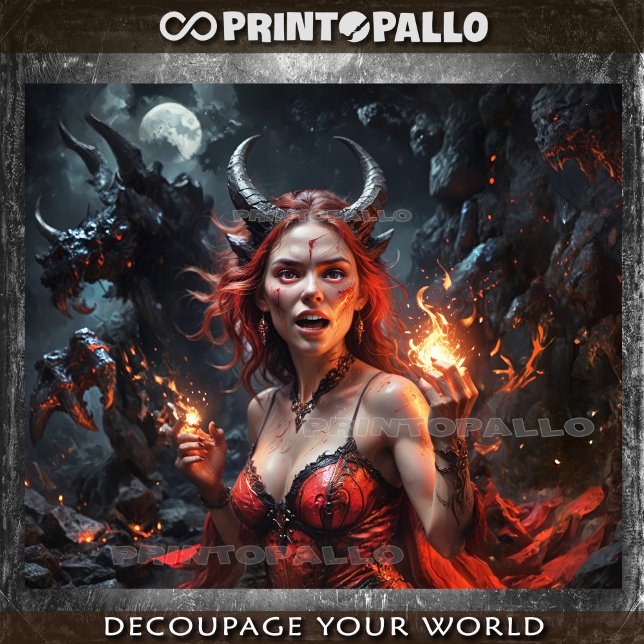 Papier Mousseline Mythe de Lilith la déesse de l'enfer (Créateur téléchargé)