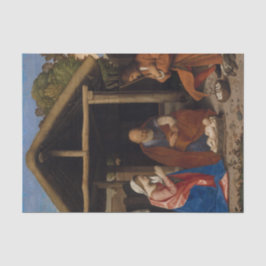 Papier Mousseline Nativité Crèche Adoration des bergers Noël
