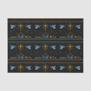 Papier Mousseline Nativité Knit Vilain Chéri de Noël Chrétien