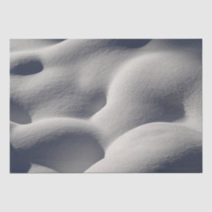 Papier Mousseline Nature Abstraite des monticules de neige mousseuse