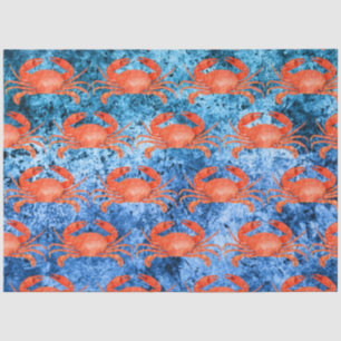 Papier Mousseline Nautical Waves Design 2