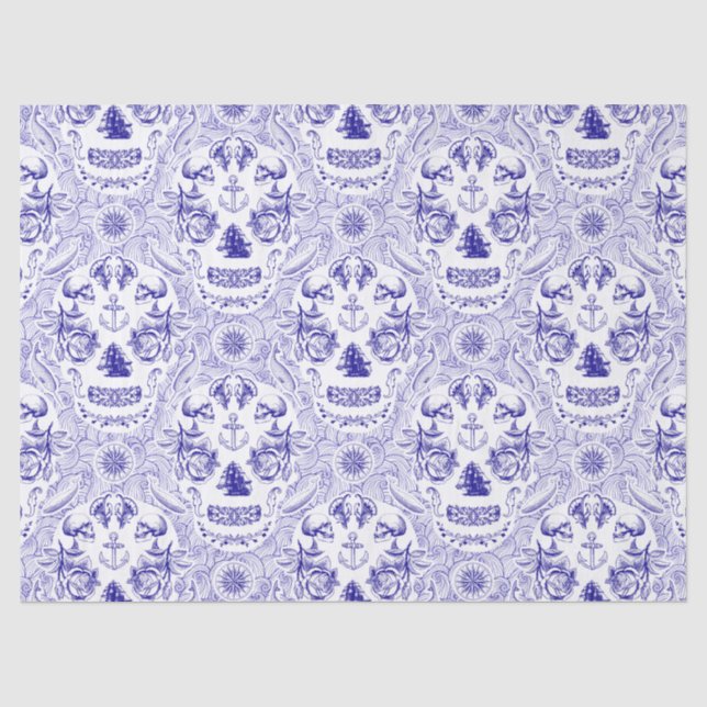 Papier Mousseline NautiSkull (Recto)