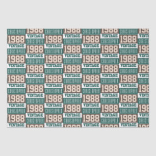 Papier Mousseline Né en 1988 avec le nom chrétien