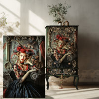 Néo élégance sombre gothique victorienne Art portr