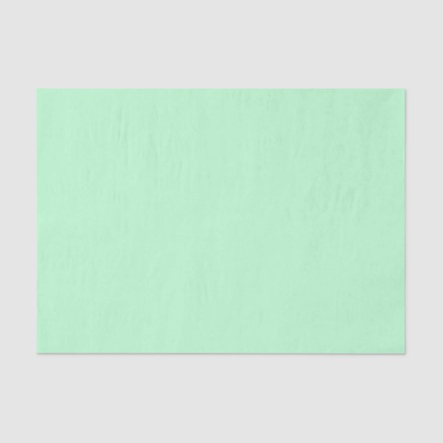 Papier Mousseline Neo Mint vert couleur solide (Recto)