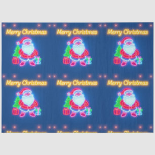 Papier Mousseline Neon Modern Christmas Holiday Collection