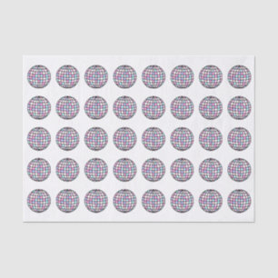 Papier Mousseline Neon Super Disco Ball