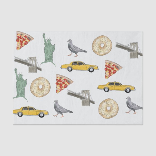 Papier Mousseline New York (Recto)