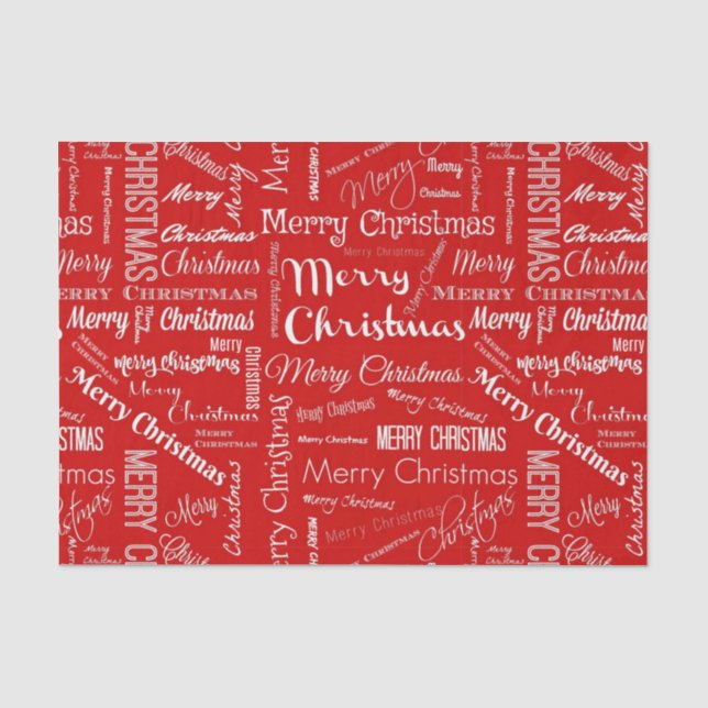 Papier Mousseline Noël (Recto)