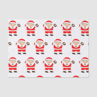 Papier Mousseline Noël de baseball