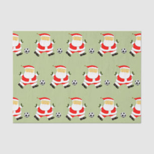Papier Mousseline Noël de football