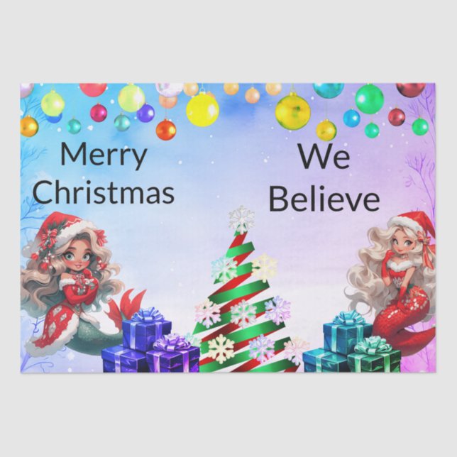 Papier Mousseline Noël de la mère (Recto)