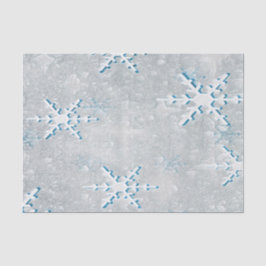 Papier Mousseline Noël des flocons de neige