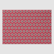 Noël Motif de flocon rouge et vert